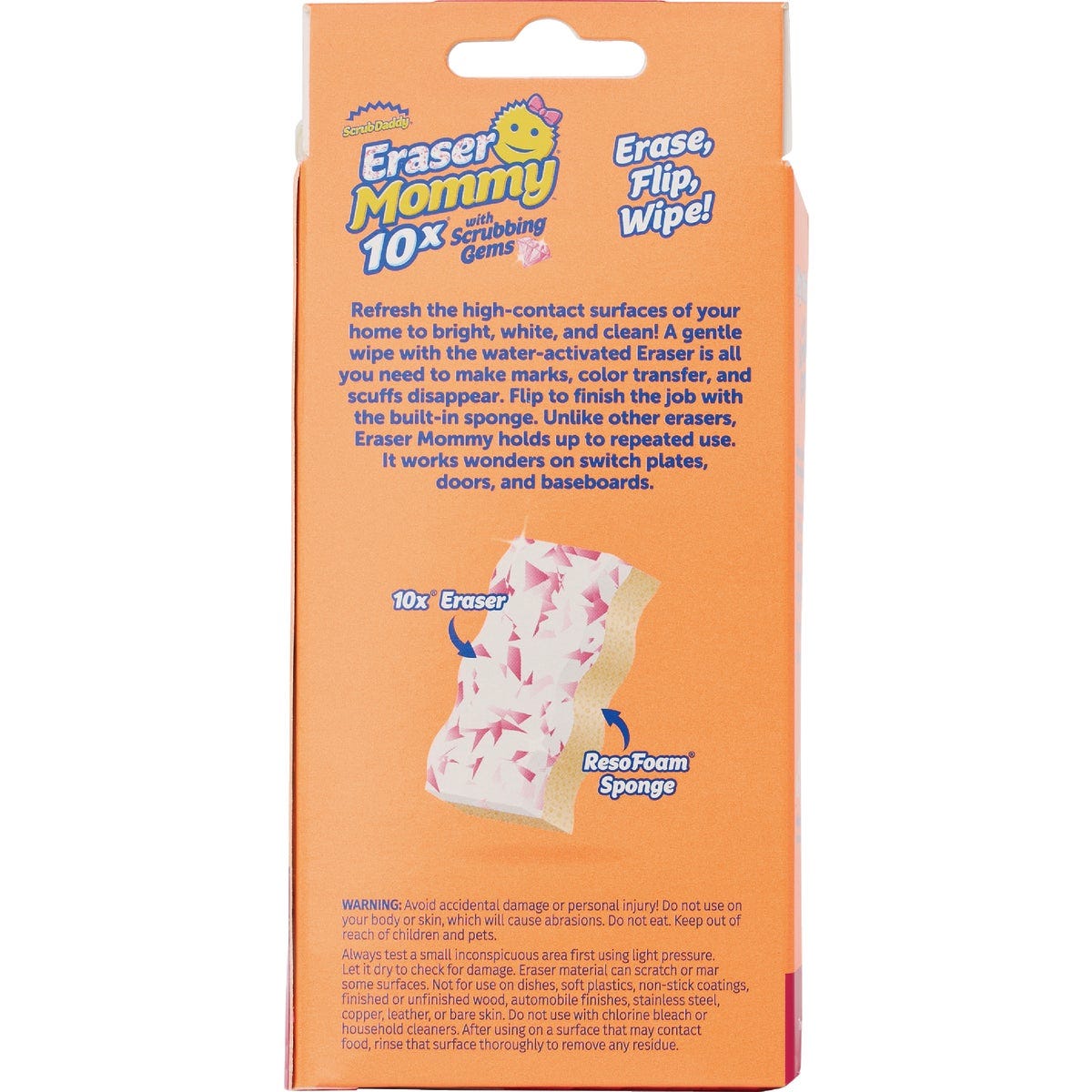 Scrub Daddy Eraser Mommy 10x with Scrubbing Germs (2-Pack) - photo 3 Scrub Daddy Eraser Mommy 10x with Scrubbing Germs (2-Pack) - photo 3