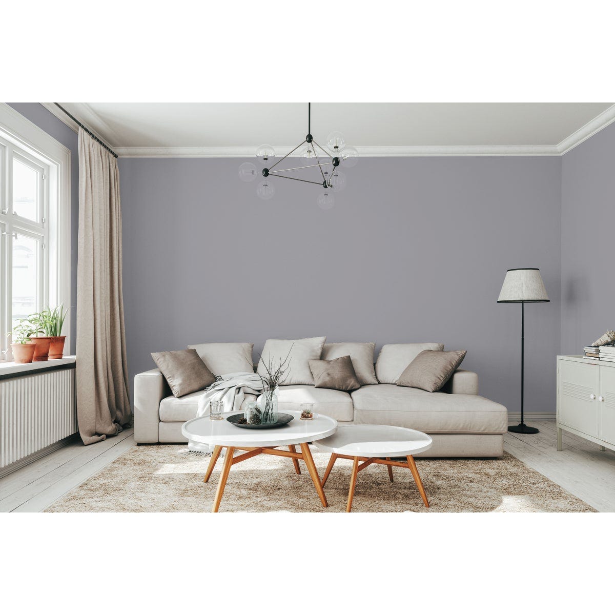 Rust-Oleum Sure Color Eggshell Storm Gray Interior Wall Paint and Primer, Gallon - photo 4 Rust-Oleum Sure Color Eggshell Storm Gray Interior Wall Paint and Primer, Gallon - photo 4