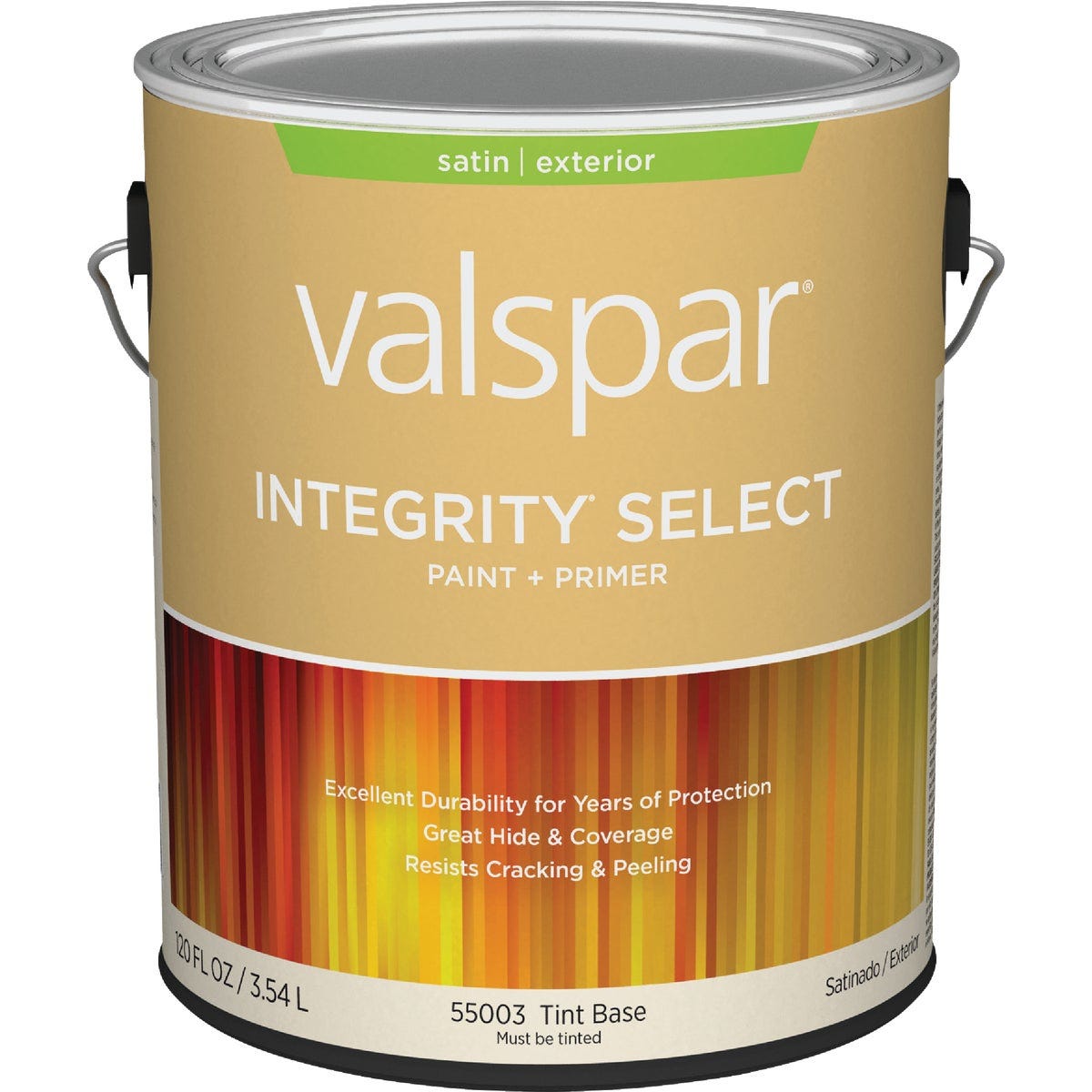 Valspar Integrity Select Satin Paint & Primer Exterior Paint, Tint Base, 1 Gal.