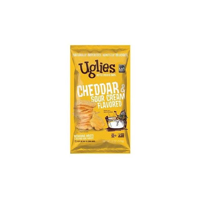 Uglies 6 Oz. Cheddar & Sour Cream Kettle Chips