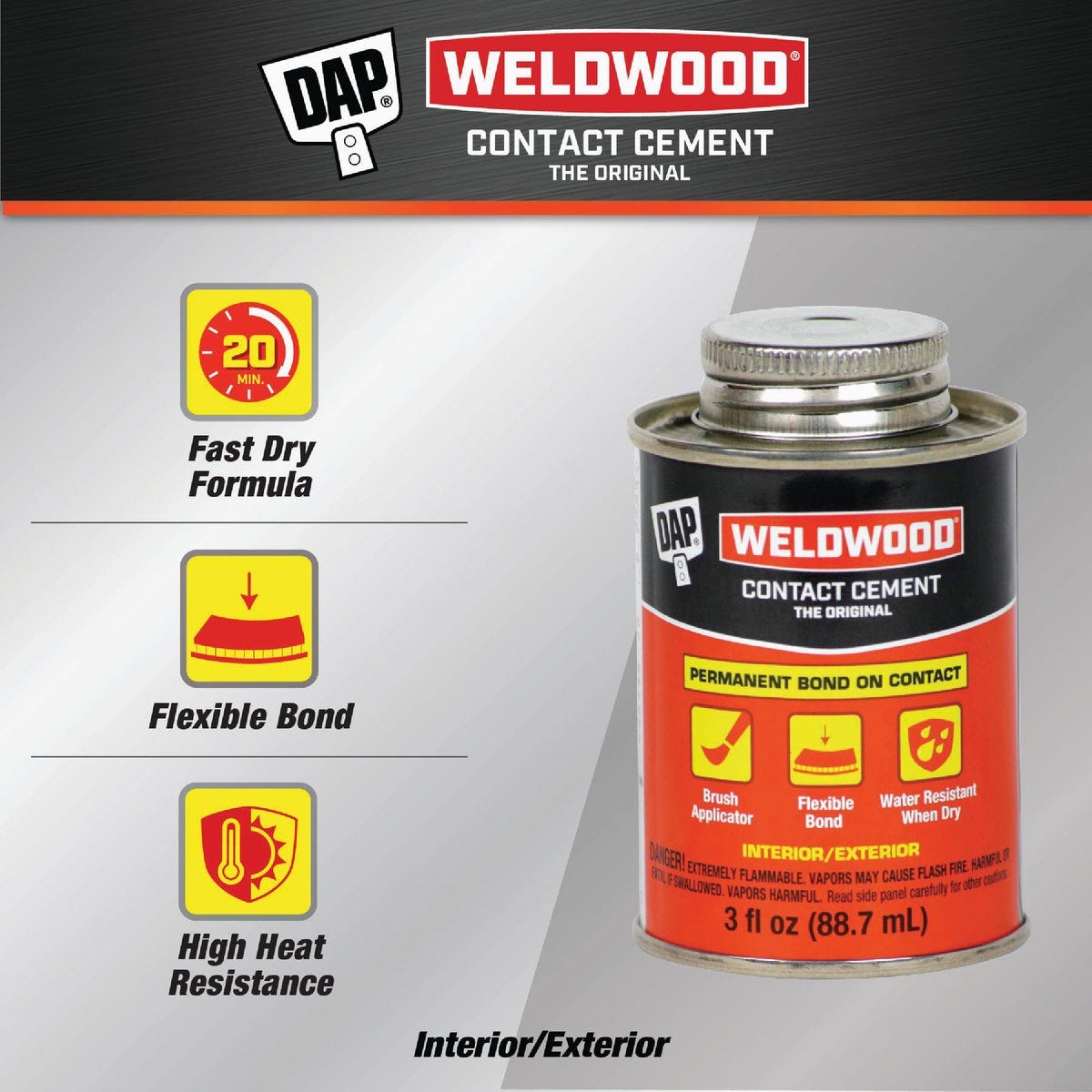 DAP Weldwood 3 Oz. Liquid Contact Cement - photo 2 DAP Weldwood 3 Oz. Liquid Contact Cement - photo 2