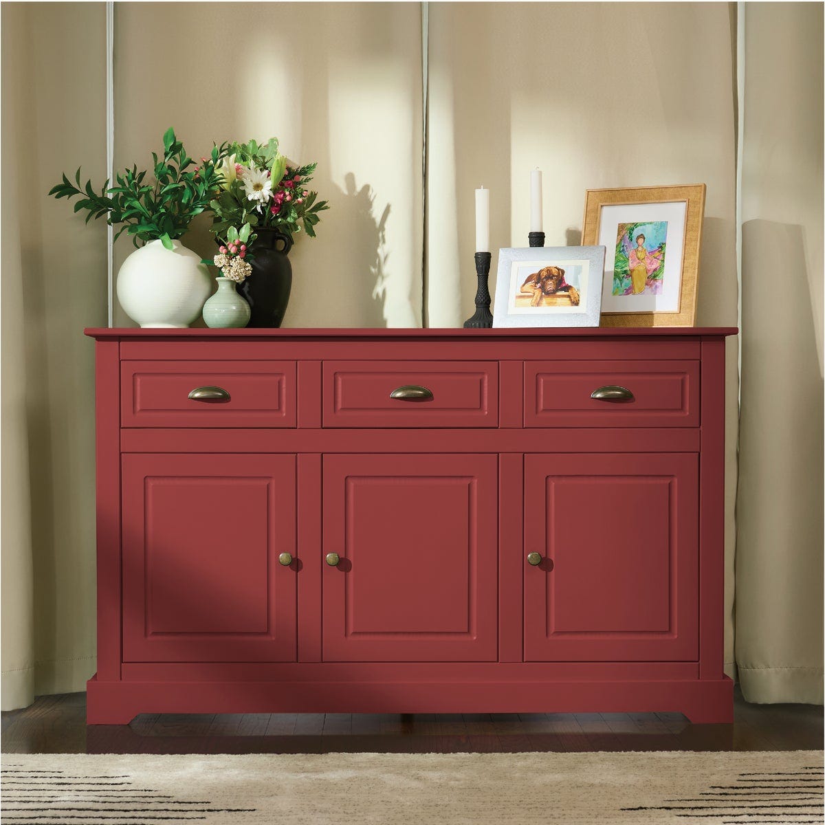 Rust-Oleum Low Odor Water-Based 11 Oz. Matte Spray Paint, Timeless Red - photo 6