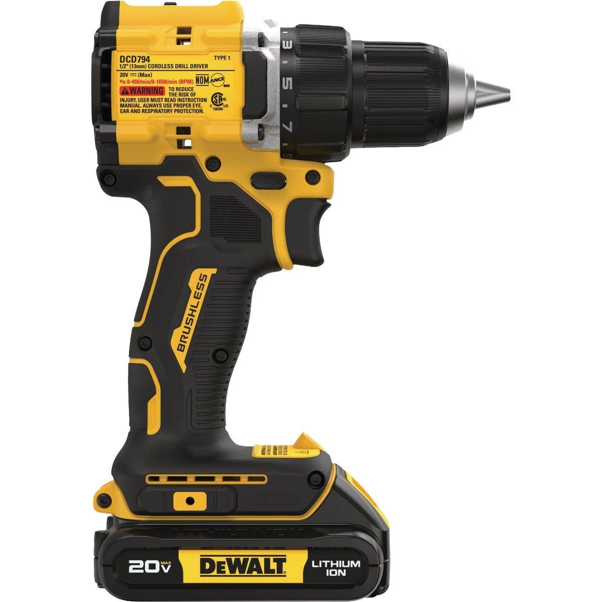 DEWALT ATOMIC 20V MAX 1/2 In. Brushless Cordless Drill/Driver (Tool Only) - photo 4