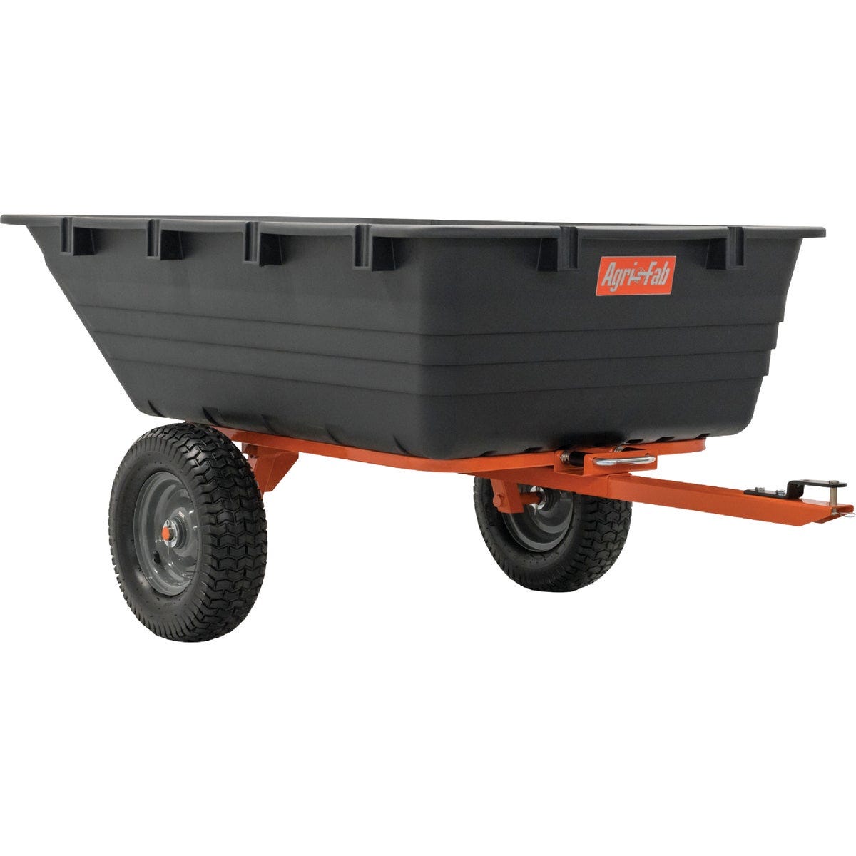 Agri-Fab 18 Cu ft. 1,000 Lb. Poly Swivel Steel Tow-Behind Dump Cart Agri-Fab 18 Cu ft. 1,000 Lb. Poly Swivel Steel Tow-Behind Dump Cart