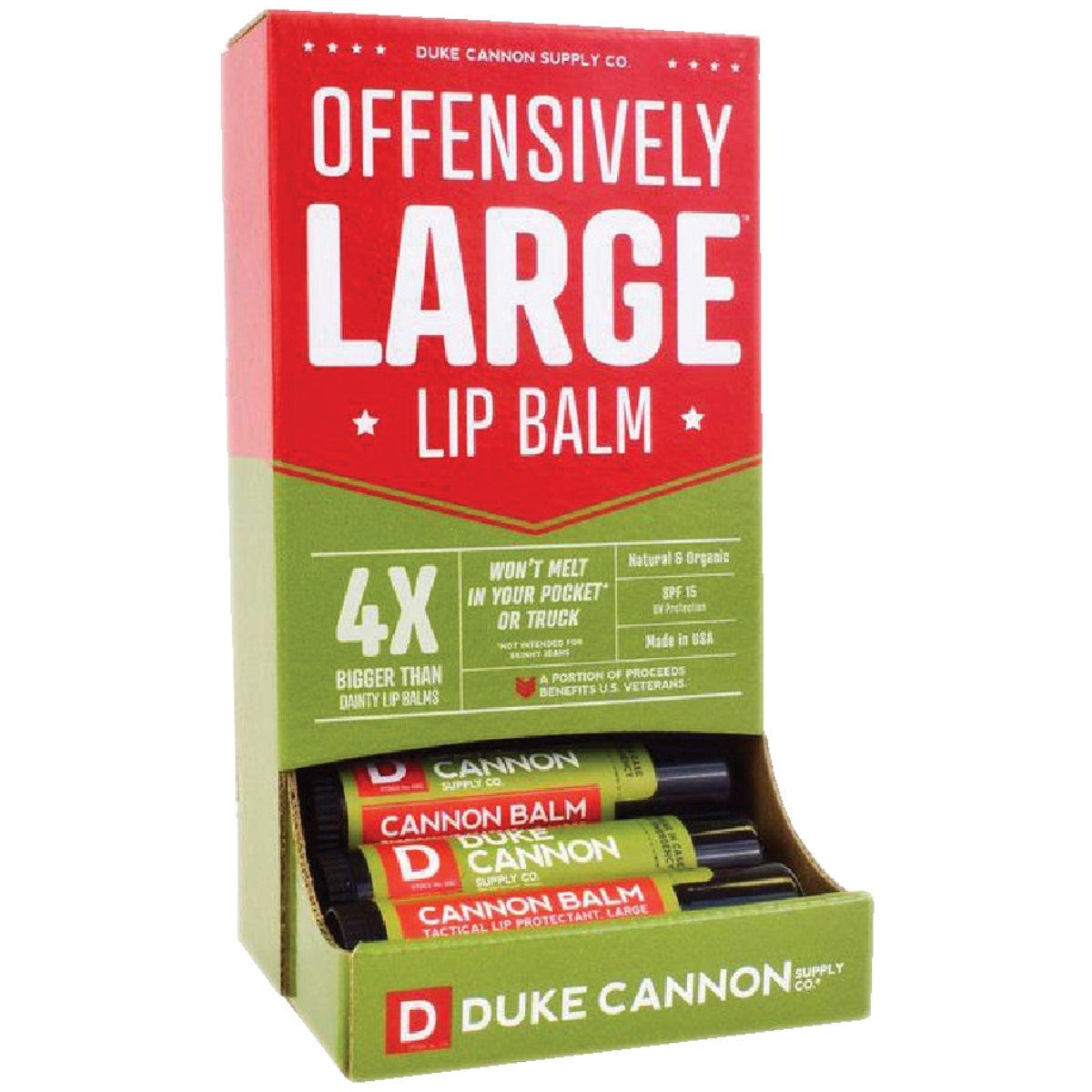 Duke Cannon Repair + Defend 0.56 Oz. Mint 15 SPF Lip Balm Duke Cannon Repair + Defend 0.56 Oz. Mint 15 SPF Lip Balm
