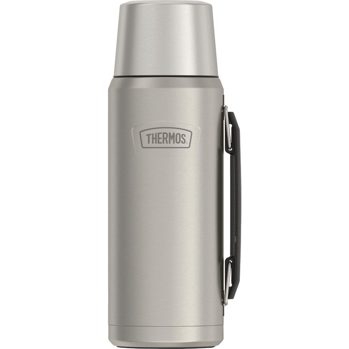 Thermos 1.2 L Stainless Steel Beverage Bottle, Matte Stainless Steel Thermos 1.2 L Stainless Steel Beverage Bottle, Matte Stainless Steel