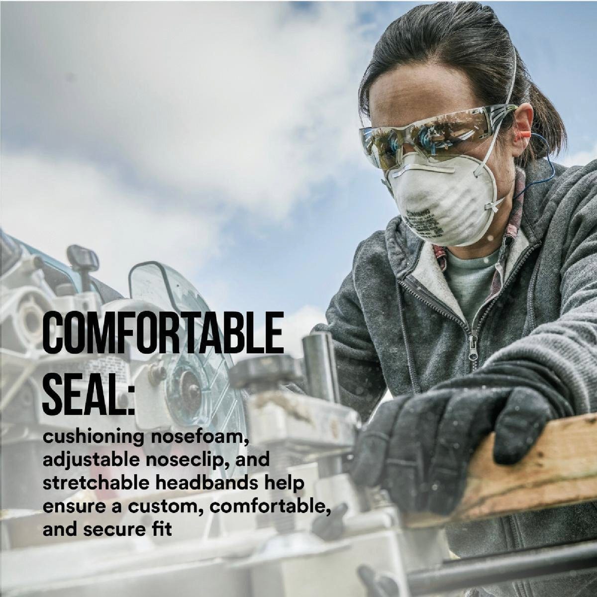 3M N95 Particulate Respirator for Sanding & Fiberglass - photo 6 3M N95 Particulate Respirator for Sanding & Fiberglass - photo 6