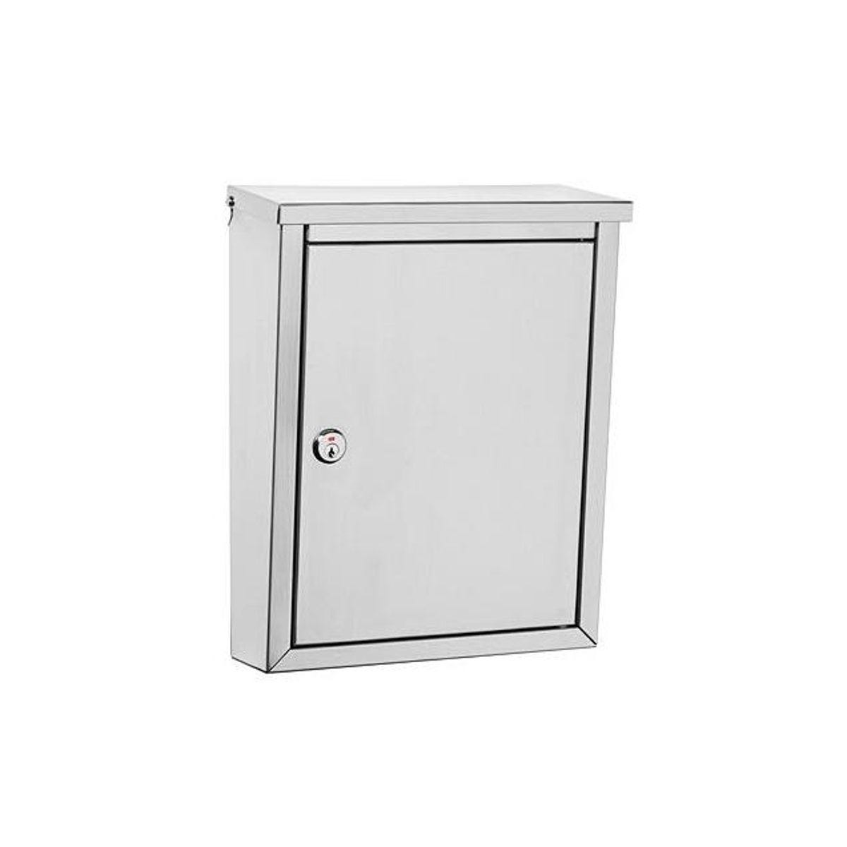 Architectural Mailboxes Stainless Steel Wall-Mount Regent Mailbox Architectural Mailboxes Stainless Steel Wall-Mount Regent Mailbox