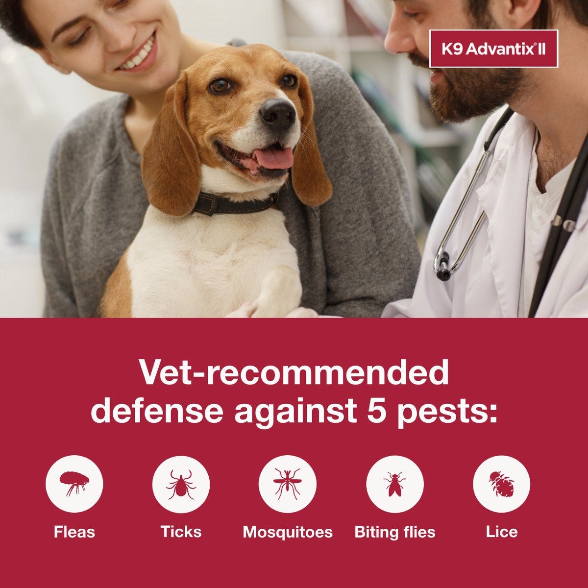 K9 Advantix II Medium Dog Teal 1-Month Flea Treatment (2-Pack) - photo 5 K9 Advantix II Medium Dog Teal 1-Month Flea Treatment (2-Pack) - photo 5