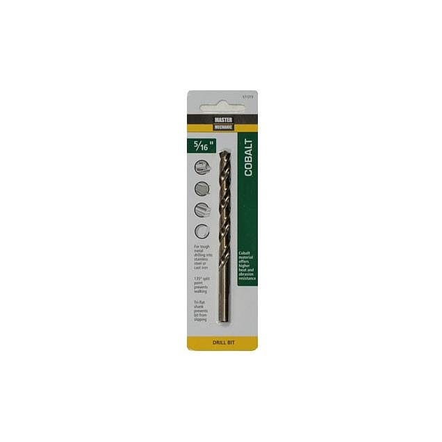 Master Mechanic 5/16 In. x 4-1/2 In. HSS Cobalt Drill Bit