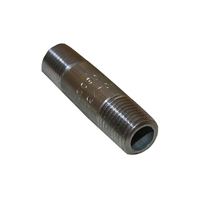 Lasco 1/4 In. x 5 In. Stainless Steel Pipe Nipple Lasco 1/4 In. x 5 In. Stainless Steel Pipe Nipple