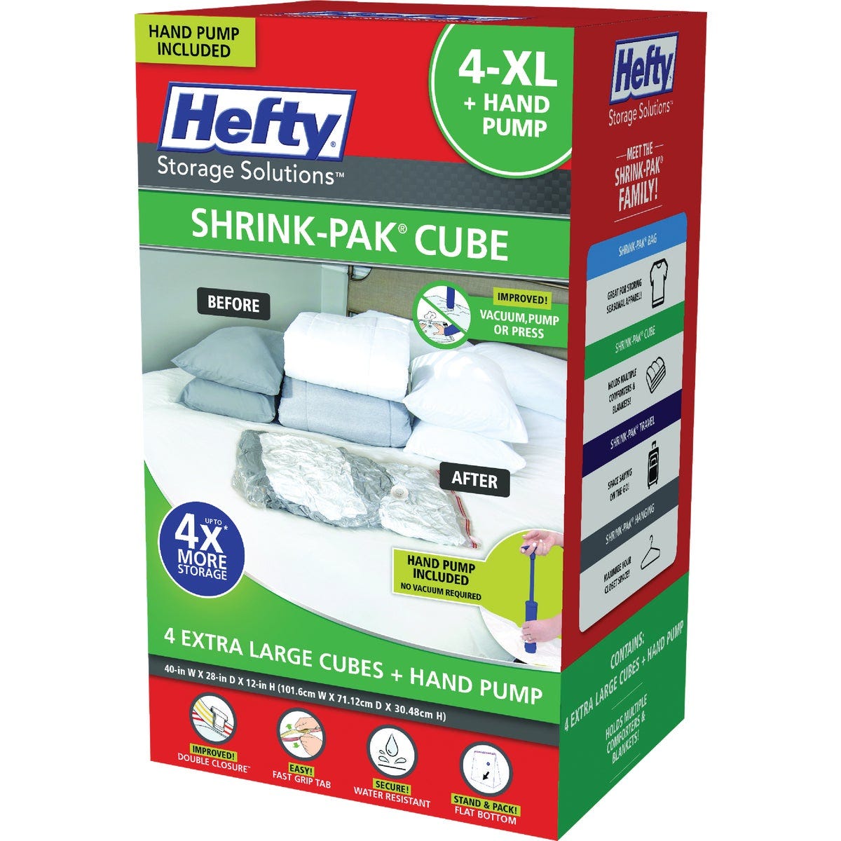 Hefty Shrink-Pak XL Vacuum Seal Storage Cube (4-Count) | True Value ...