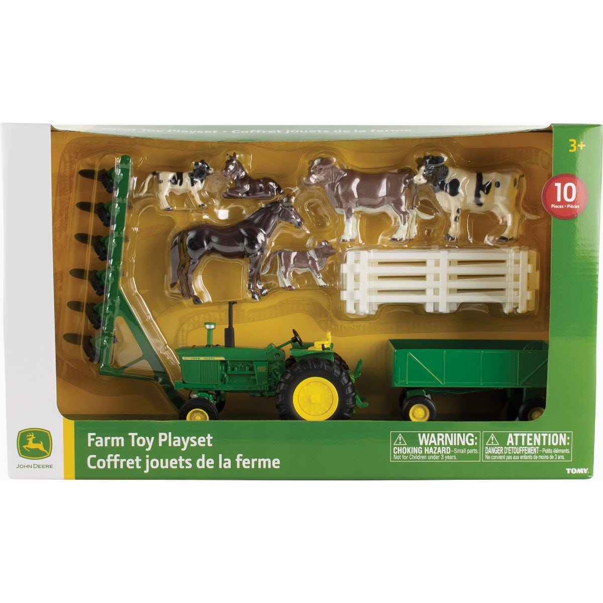 JOHN DEERE Die-Cast Metal 1:32 Farm Toy Playset - photo 2