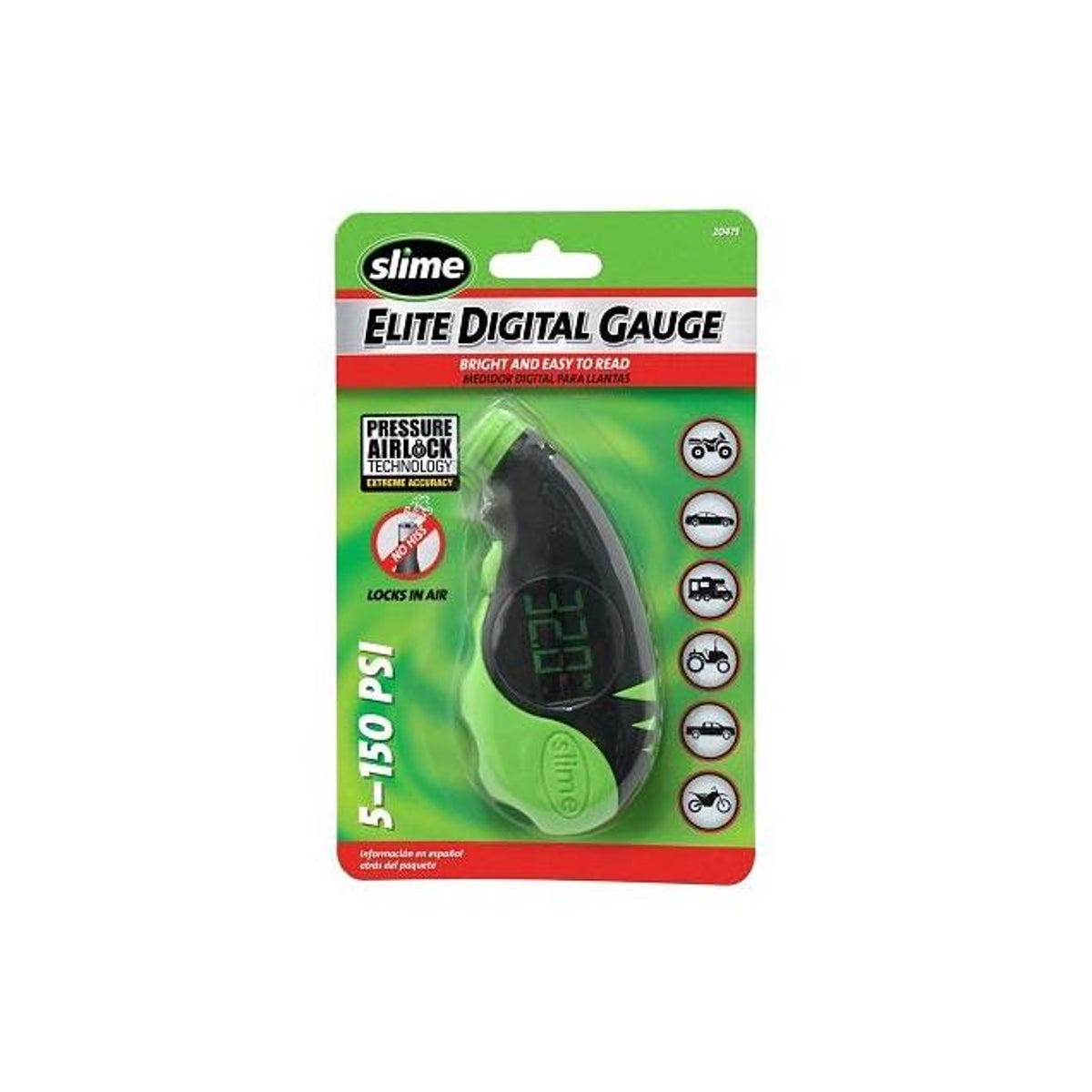 Slime LCD Screen Elite Digital Tire Gauge - photo 2
