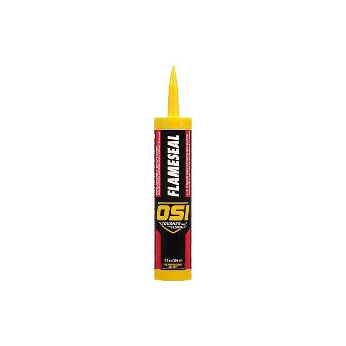 OSI 10 Oz. Flameseal Fire, Smoke & Draft Sealant, Red OSI 10 Oz. Flameseal Fire, Smoke & Draft Sealant, Red