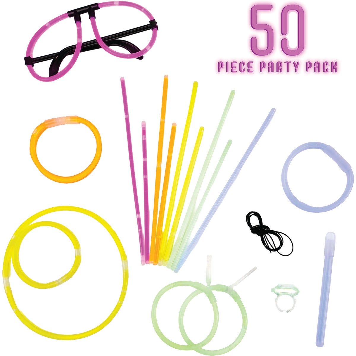 Snap And Glow Sticks Party Pack (50-Pack) Snap And Glow Sticks Party Pack (50-Pack)