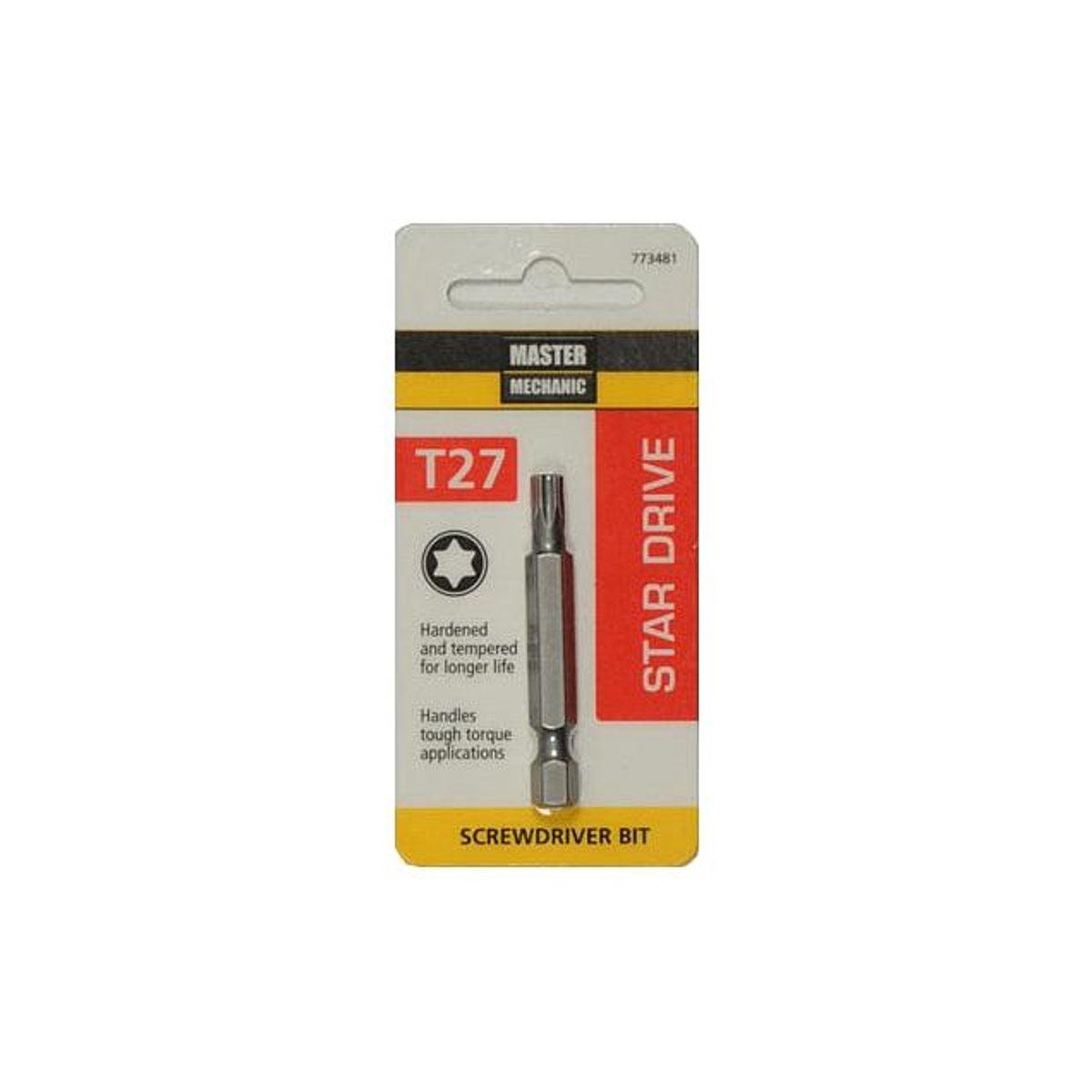 Master Mechanic 2 In. Torx T27 Screwdriver Bit