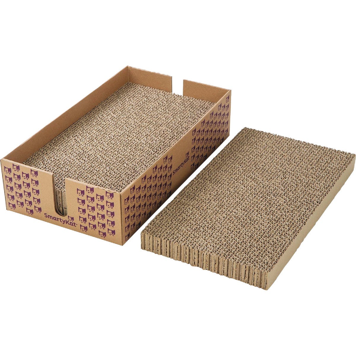 SmartyKat Super Scratcher+ Cat Scratcher with Catnip Infusion Technology (3-Pack)