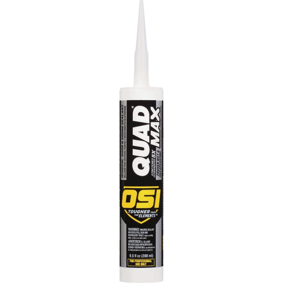 OSI Quad Max 9-1/2 Oz. Window, Door and Siding Polymer Sealant, Gray 827
