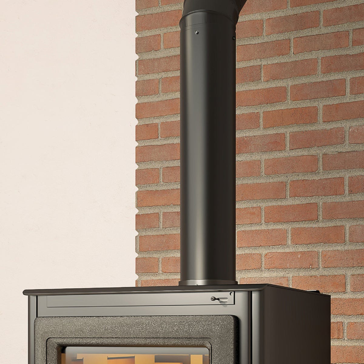 Imperial Snaplock 8 In. x 24 In. 1200 F Black Stove Pipe - photo 6