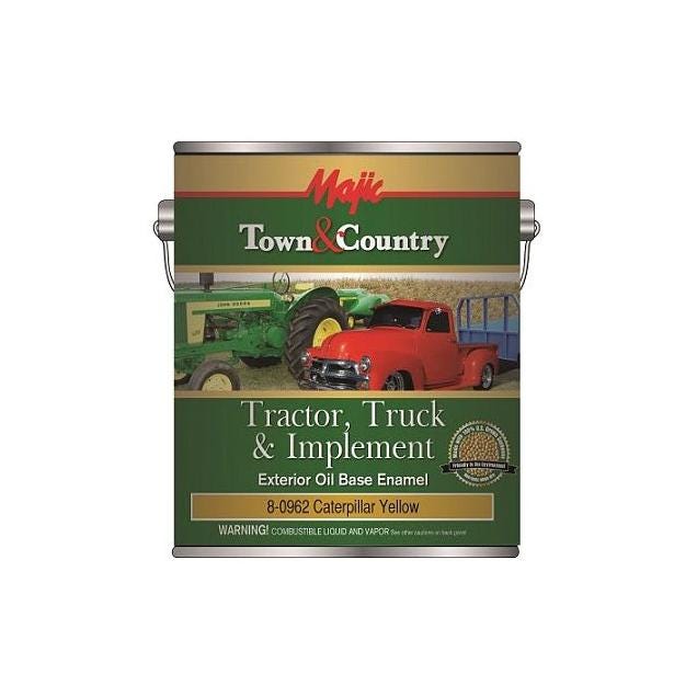 Majic Town & Country 1 Gal. Caterpillar Yellow Tractor, Truck & Implement Oil Base Enamel Paint