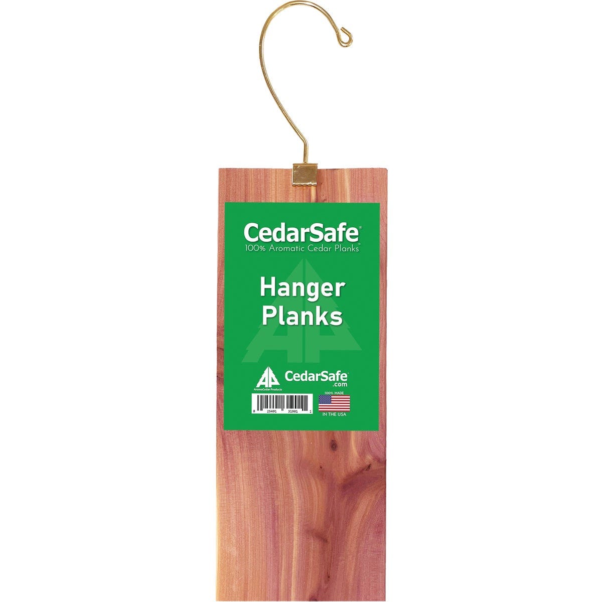 CedarSafe 3 In. W. x 9 In. L. x .31 In. D. Cedar Hanger Plank CedarSafe 3 In. W. x 9 In. L. x .31 In. D. Cedar Hanger Plank
