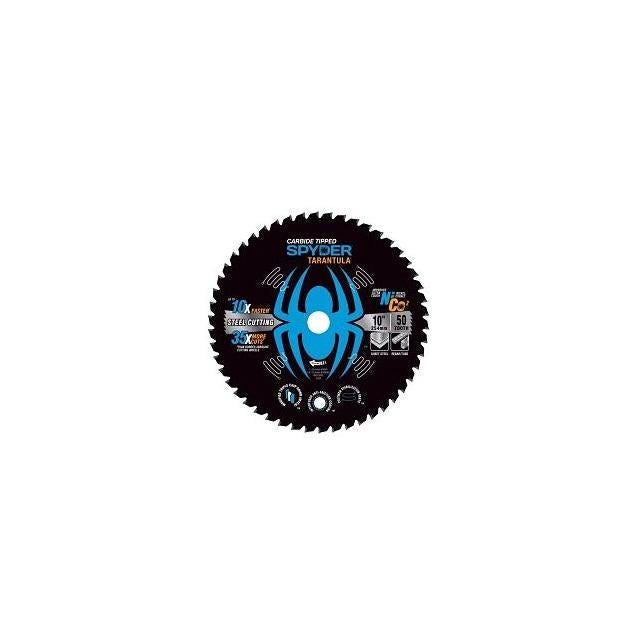 Spyder Tarantula 10 In. 50-Tooth Metal Circular Saw Blade