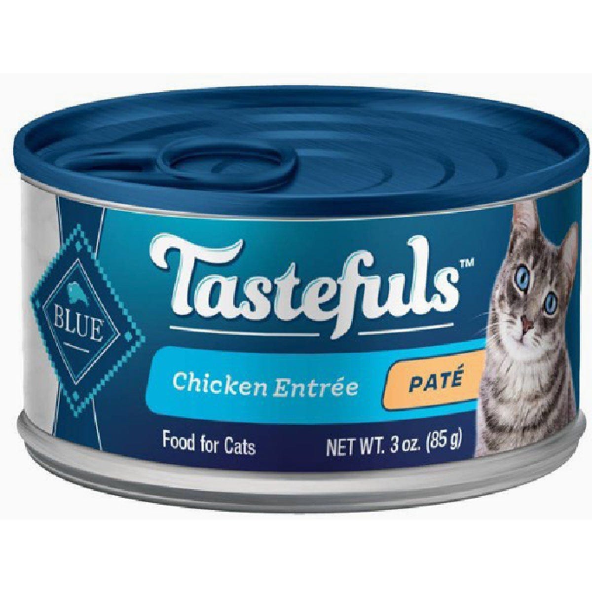 Blue Buffalo Tastefuls 3 Oz. Adult Chicken Pate Wet Cat Food Blue Buffalo Tastefuls 3 Oz. Adult Chicken Pate Wet Cat Food