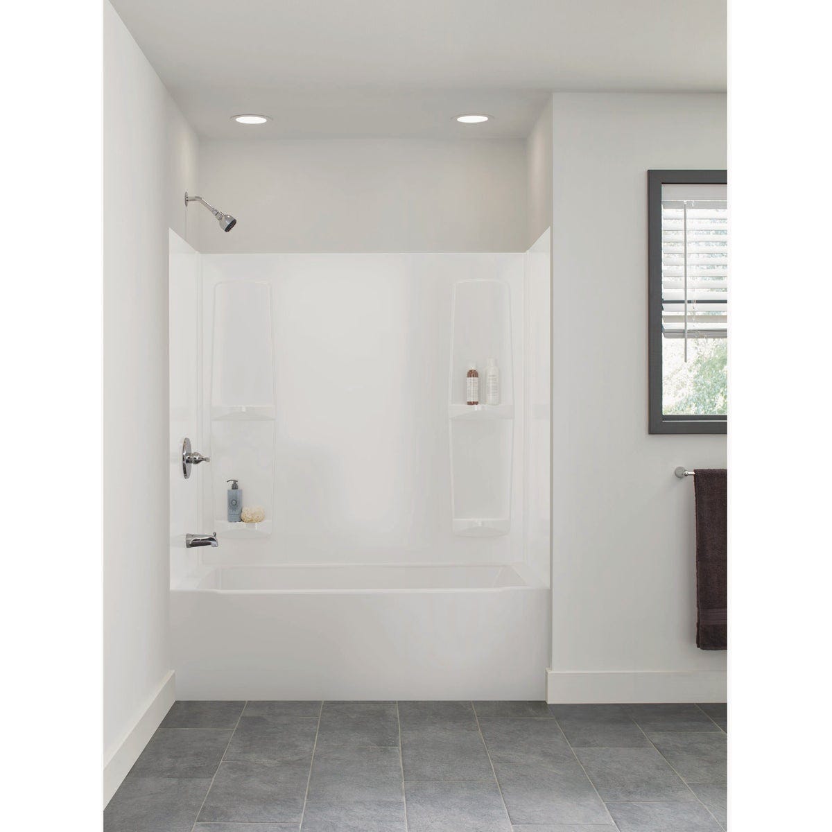 Delta 5-Piece White Pro-Series Easy-Up Adhesive Tub Surround - photo 3 Delta 5-Piece White Pro-Series Easy-Up Adhesive Tub Surround - photo 3