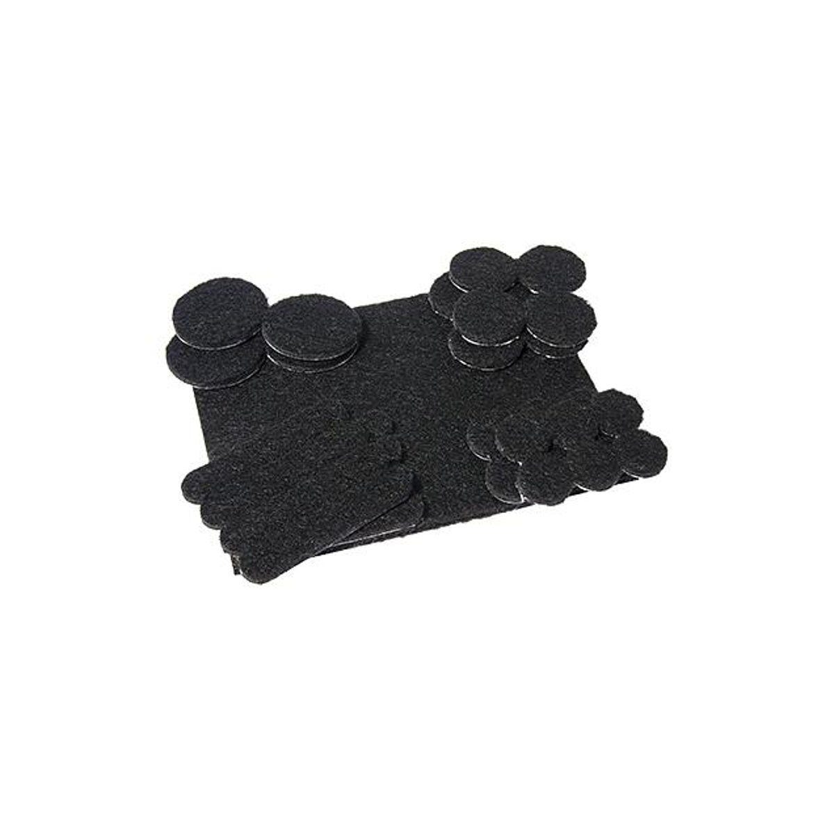 TruGuard Self-Adhesive Black Assorted Felt Pads (33-Pack) TruGuard Self-Adhesive Black Assorted Felt Pads (33-Pack)