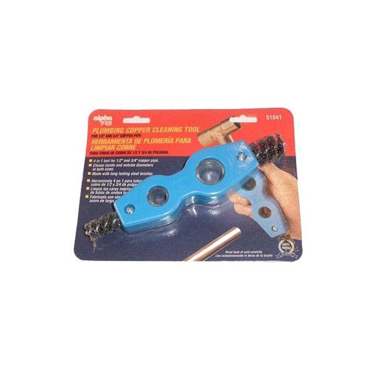 Alpha Metals Copper 4-in-1 Cleaning Tool Brush