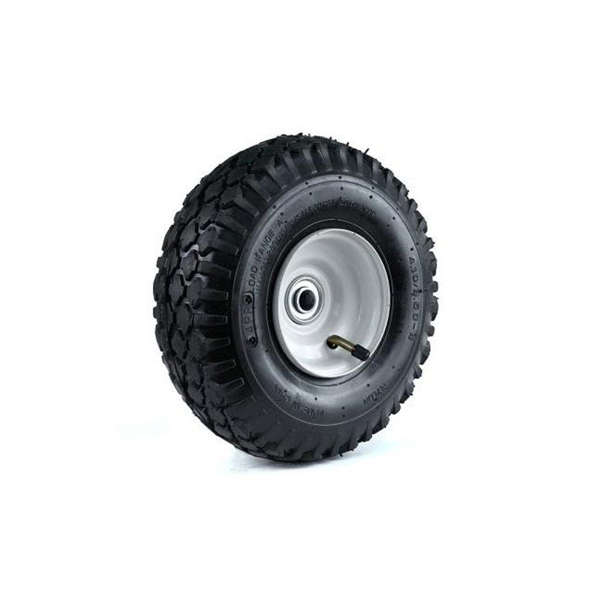 Martin Wheel 10 In. Offset Hub 410/350-4 Stud Tread Hand Truck Wheel