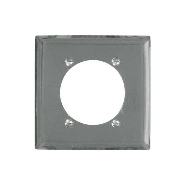Legrand Pass & Seymour 2-Gang Chrome Metal Wall Plate