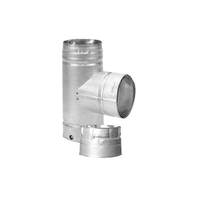 DuraVent 3 In. Pellet Pipe Vent Clean-Out Tee DuraVent 3 In. Pellet Pipe Vent Clean-Out Tee