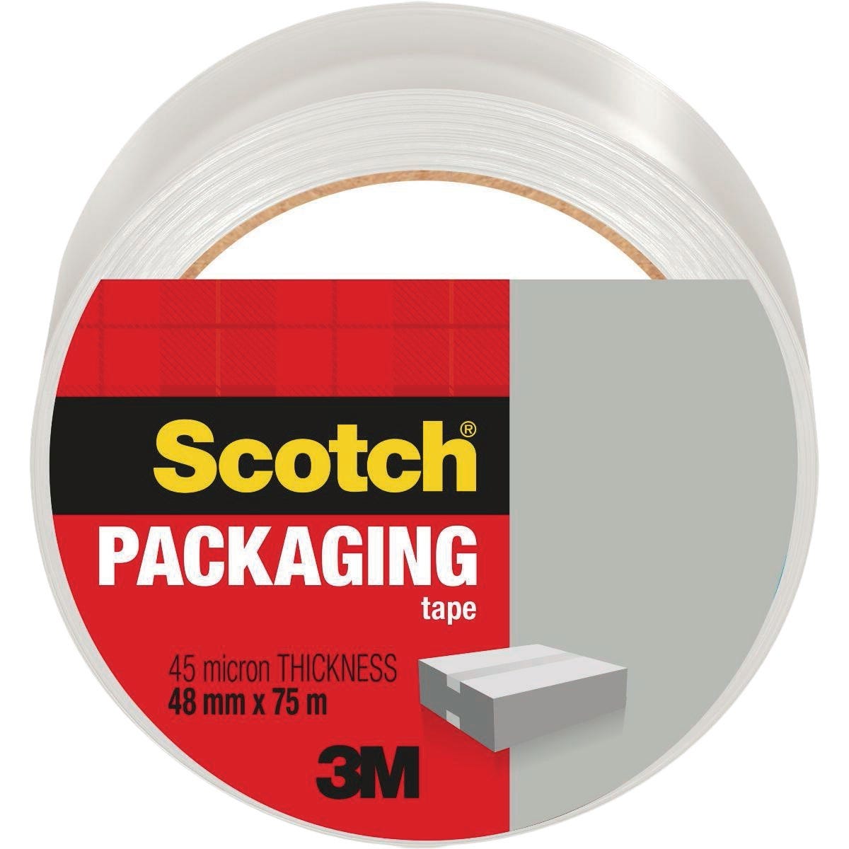 Scotch 1.88 Yd. x 54.6 Yd. Lightweight Shipping Packaging Tape Scotch 1.88 Yd. x 54.6 Yd. Lightweight Shipping Packaging Tape