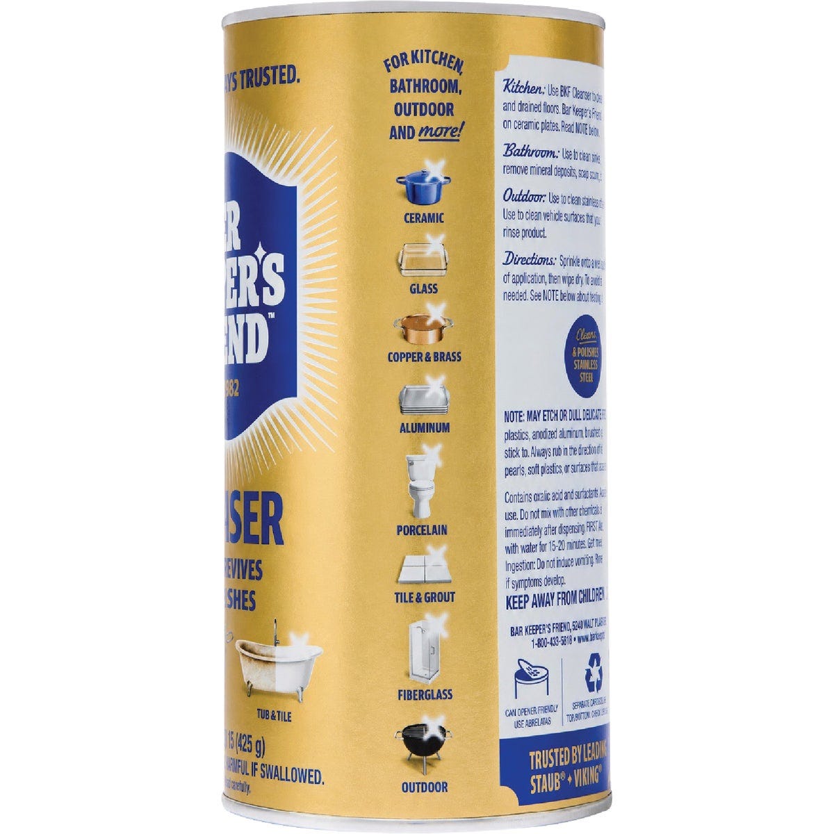 Bar Keepers Friend 15 Oz. Cleanser - photo 3 Bar Keepers Friend 15 Oz. Cleanser - photo 3