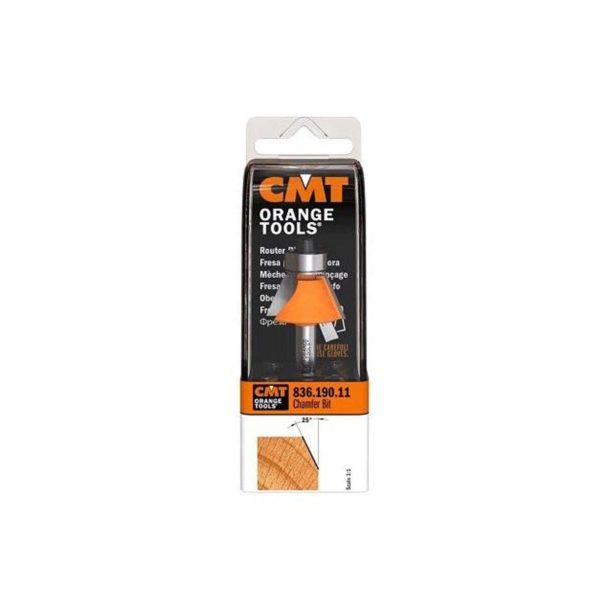 CMT Orange Tools 7/8 In. Dia. 1/4 In. Shank Chamfer Router Bit - photo 2 CMT Orange Tools 7/8 In. Dia. 1/4 In. Shank Chamfer Router Bit - photo 2