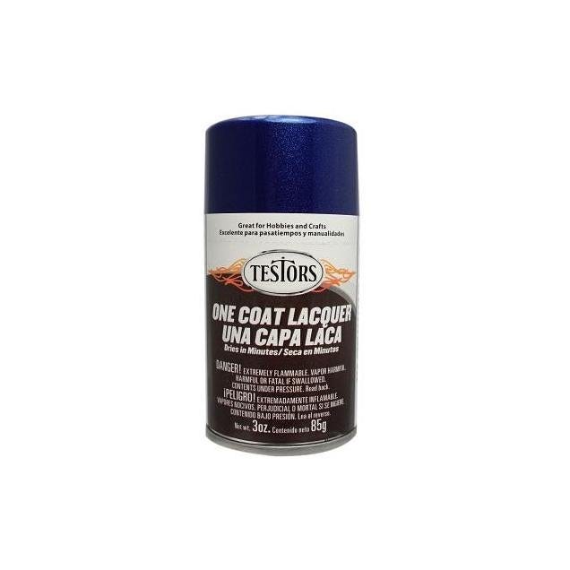 Testors 3 Oz. Deja Blue Gloss One-Coat Lacquer Craft Spray Paint Testors 3 Oz. Deja Blue Gloss One-Coat Lacquer Craft Spray Paint