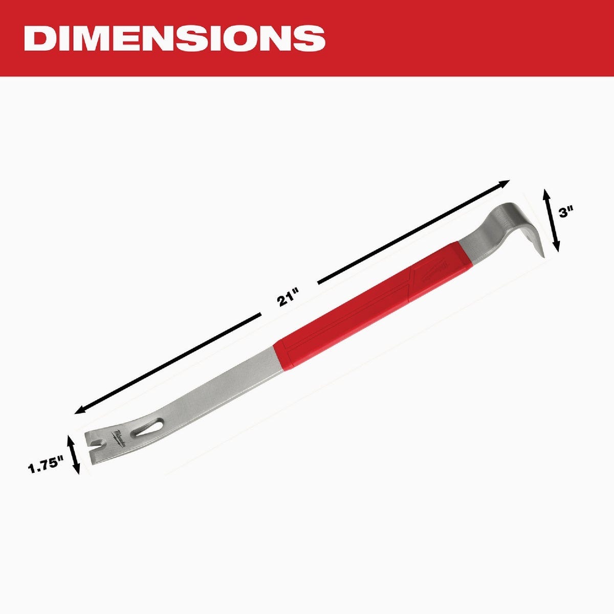 Milwaukee 21 In. L Pry Bar - photo 5