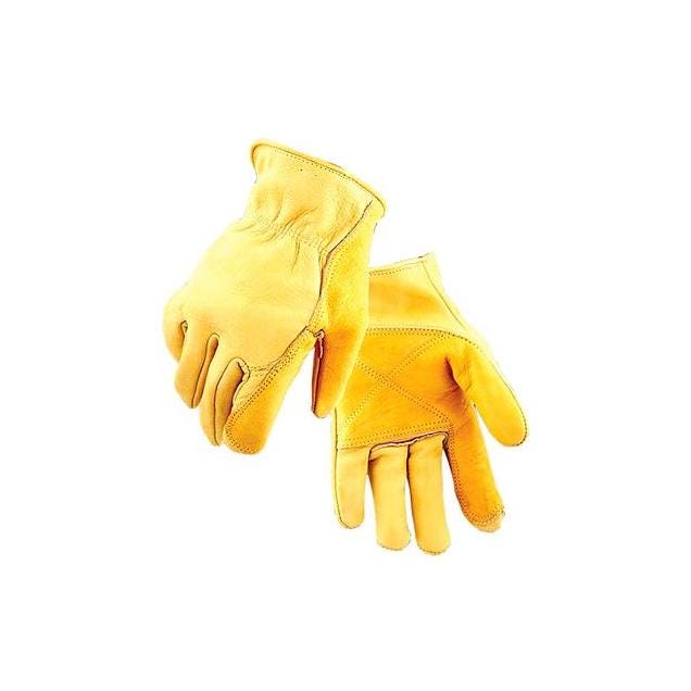 Golden Stag Men's XL Gold Cowhide Fencing Work Gloves