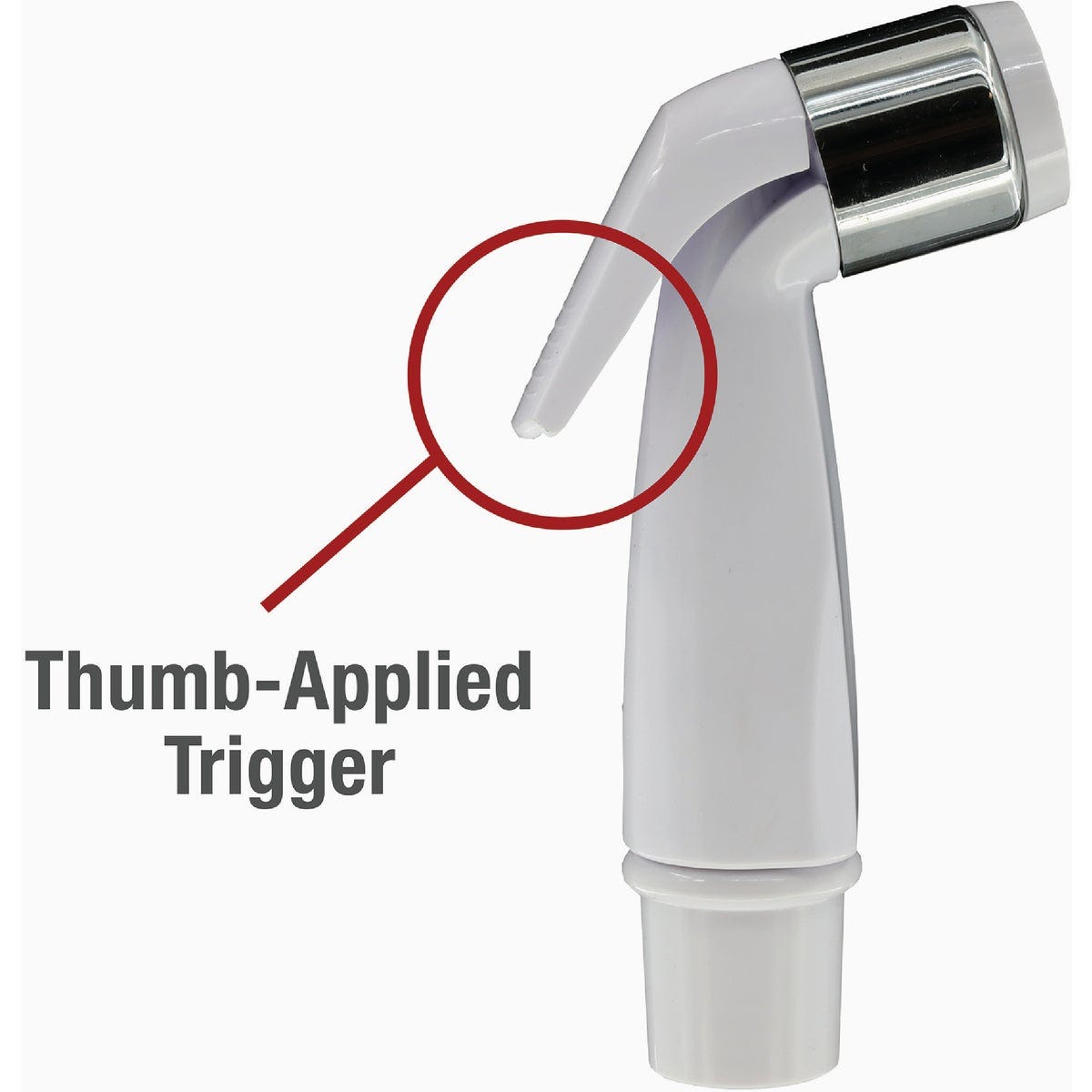 Danco White Economy Kitchen Side Sprayer Head with Guide - photo 5