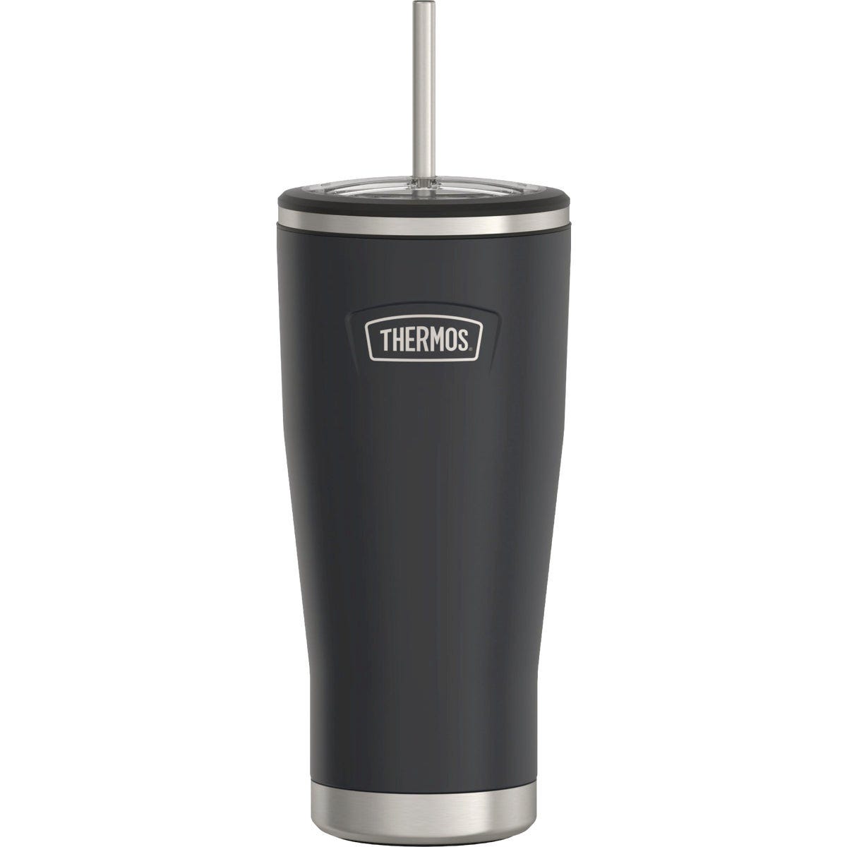 Thermos 24 Oz. Cold Tumbler with Straw, Granite Thermos 24 Oz. Cold Tumbler with Straw, Granite