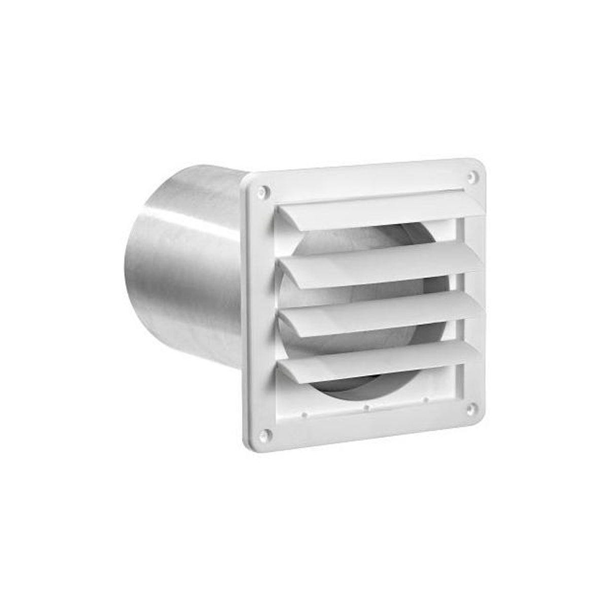 Lambro 6 In. White Plastic Exhaust Wall Louvered Vent - photo 3 Lambro 6 In. White Plastic Exhaust Wall Louvered Vent - photo 3