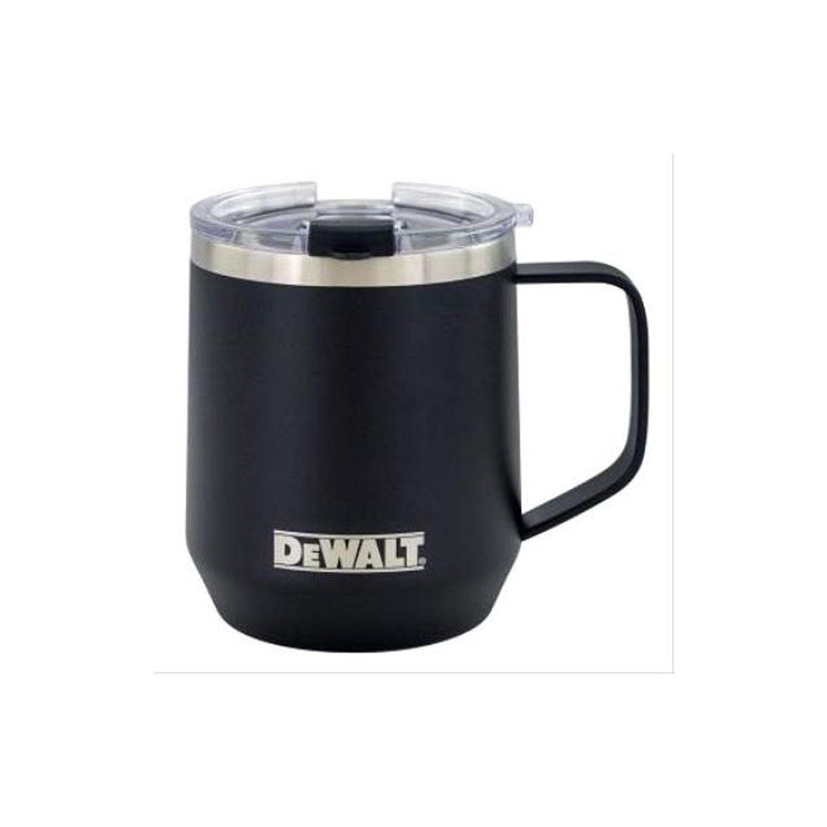 DeWalt 14 Oz. Insulated Black Stainless Steel Coffee Mug DeWalt 14 Oz. Insulated Black Stainless Steel Coffee Mug