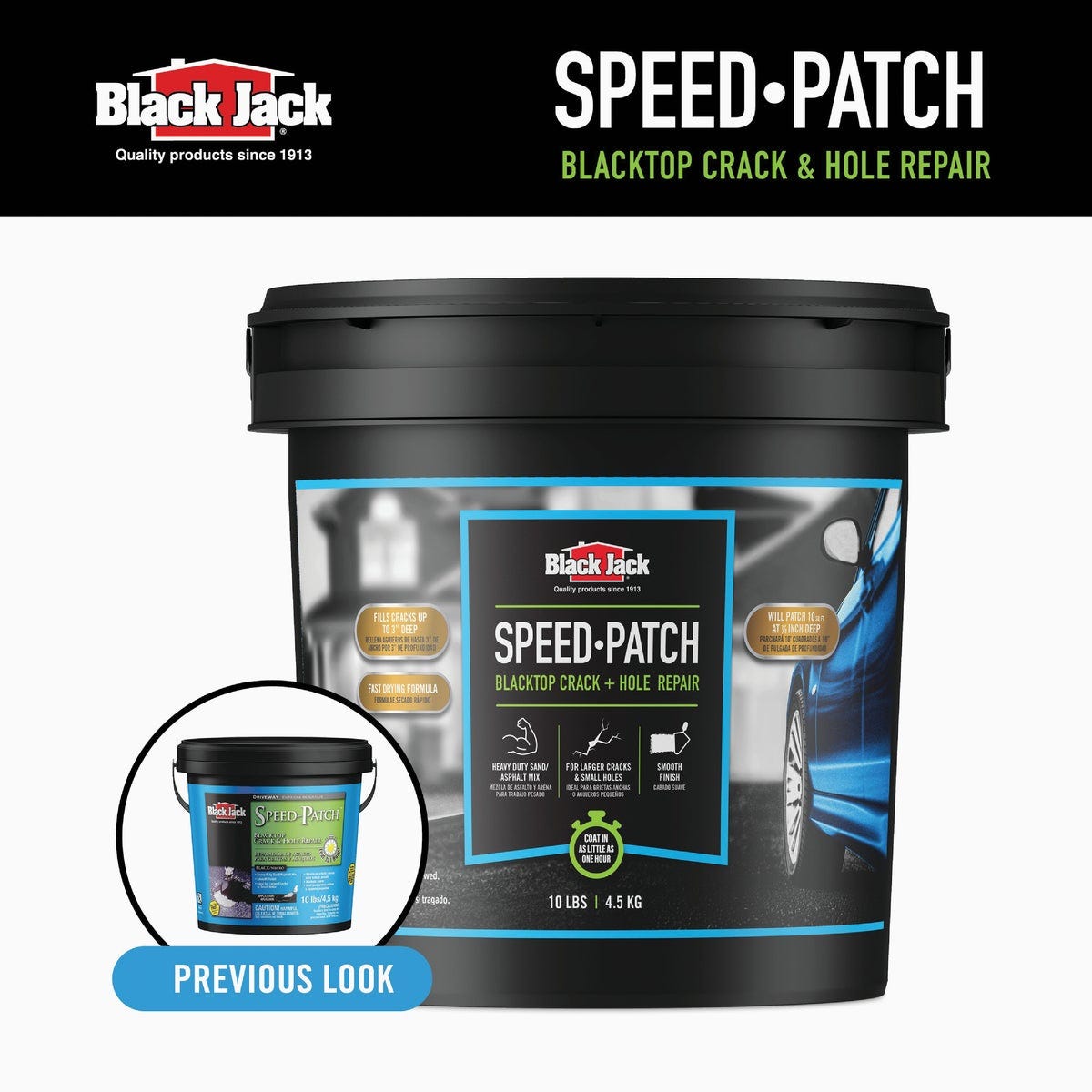 Black Jack Speed-Patch 10 Lb. Blacktop Crack and Hole Repair - photo 7
