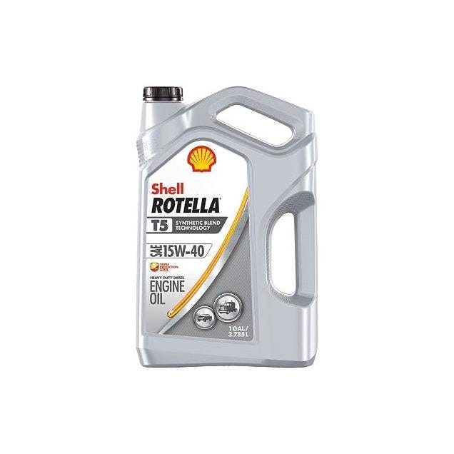 Shell Rotella 1-Gal. 15W-40 T5 Synthetic Blend Engine Oil