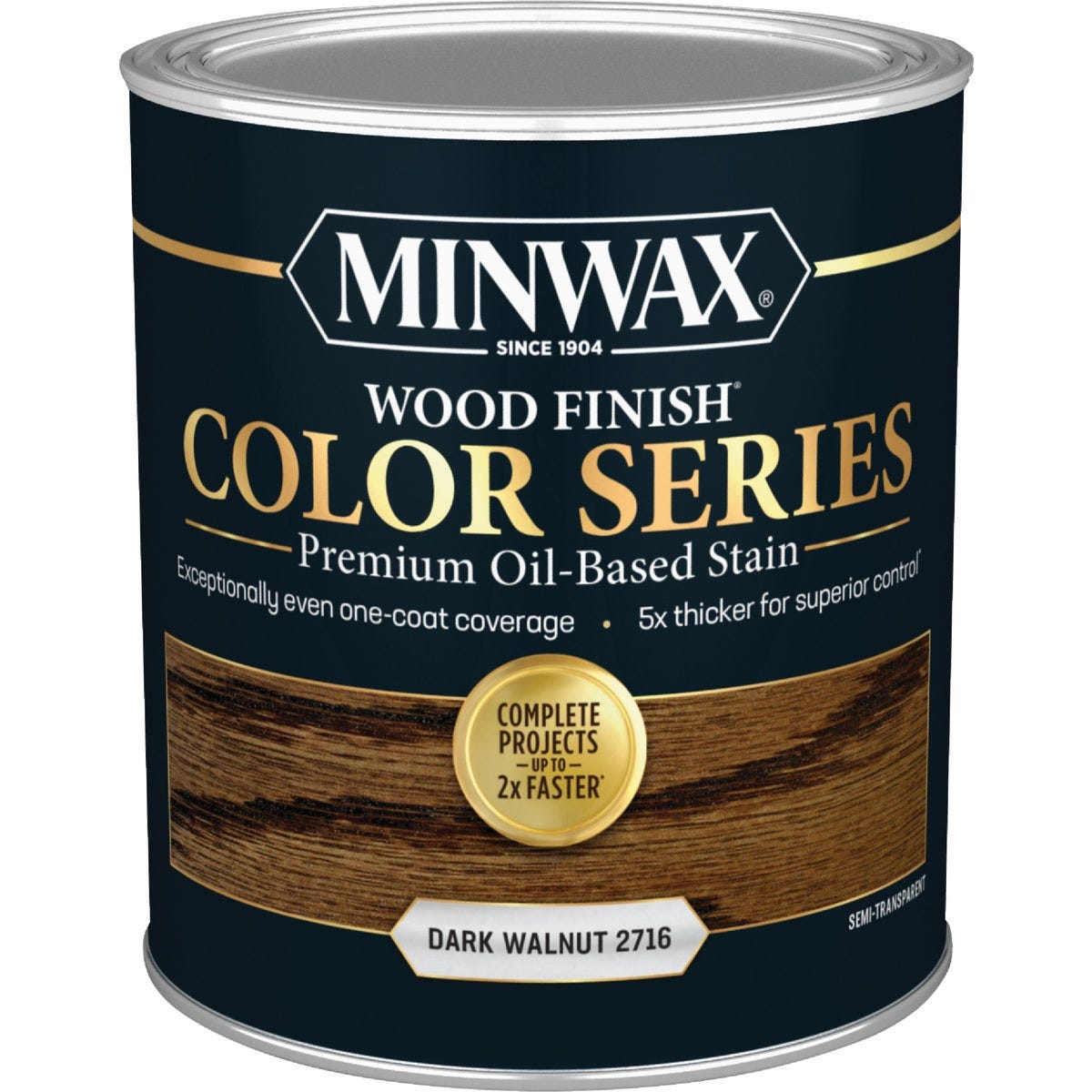 Minwax Wood Finish Color Series Oil-Based Stain, Dark Walnut, 1 Qt. - photo 2 Minwax Wood Finish Color Series Oil-Based Stain, Dark Walnut, 1 Qt. - photo 2