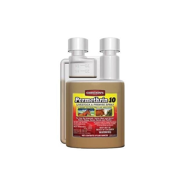 Gordon's 8 Oz. Permethrin 10 Livestock & Premise Insecticide Spray Concentrate