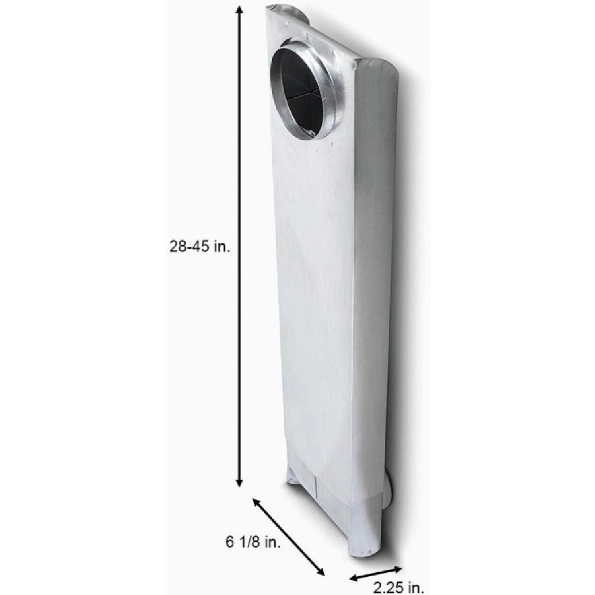 Dundas Jafine Space Saver 90 Deg Inlet/90 Deg Outlet 28 In. To 45 In. Adjustable Dryer Vent Periscope - photo 4 Dundas Jafine Space Saver 90 Deg Inlet/90 Deg Outlet 28 In. To 45 In. Adjustable Dryer Vent Periscope - photo 4