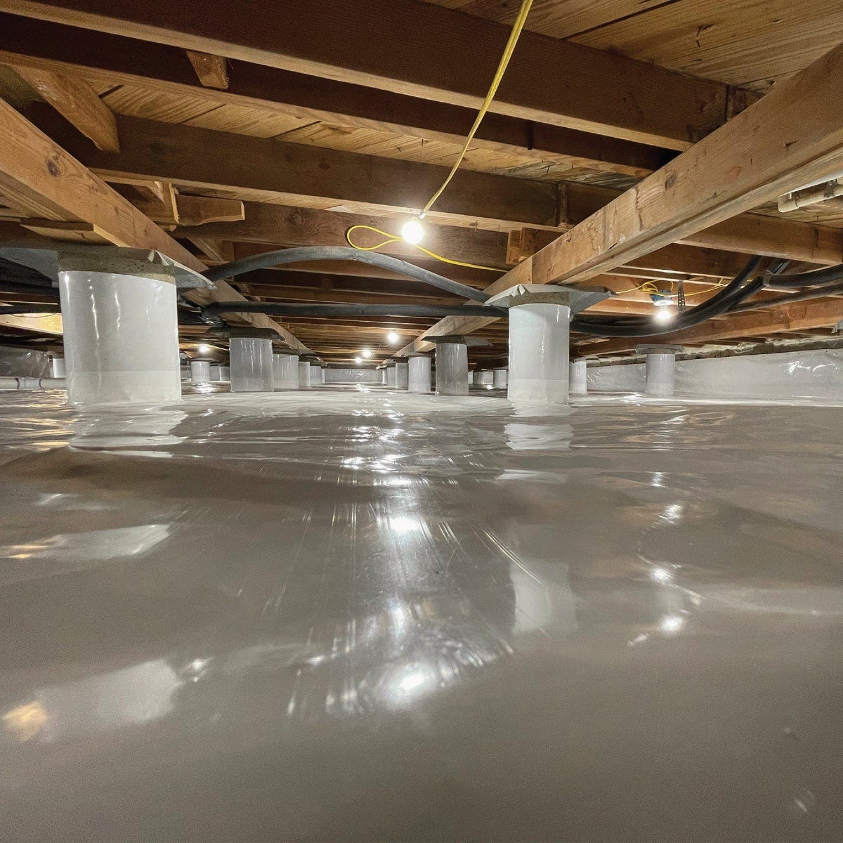 StegoCrawl Wrap 14 Ft. x 100 Ft. White 15 Mil. Crawl Space Vapor Barrier - photo 3 StegoCrawl Wrap 14 Ft. x 100 Ft. White 15 Mil. Crawl Space Vapor Barrier - photo 3